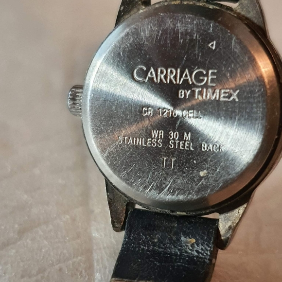 🦋10/$20🦋 Carriage by Timex Silver/Blue Women's Watch - Picture 4 of 4